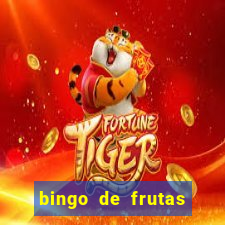 bingo de frutas para imprimir pdf